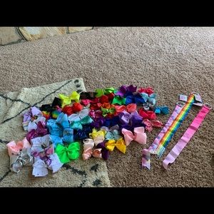 Hair bow lot bundle